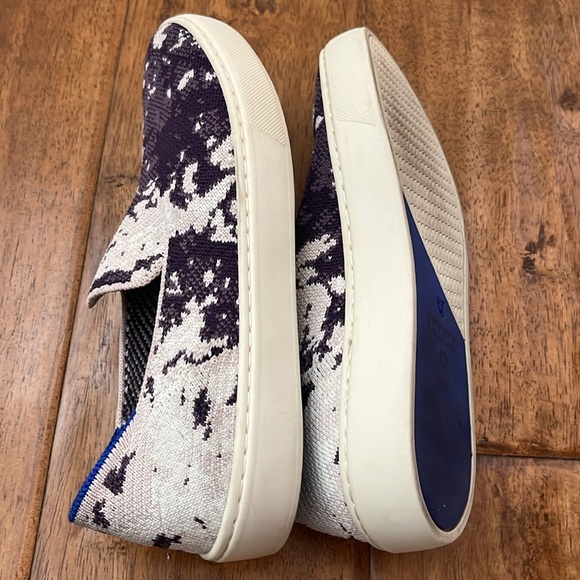 Rothys Womens US 6 Shibori Tye Dye Limited Edition Purple Sneaker Slip On Shoes